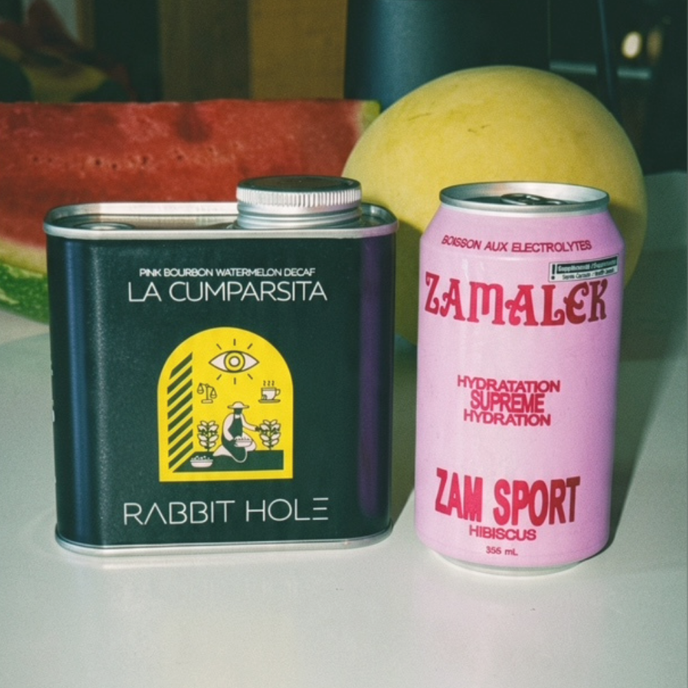 Cooler hydratant au melon d'eau - La Cumparsita + Soda Sport Électrolytes Zamalek